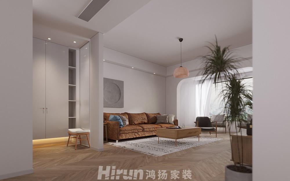 翠湖小區(qū)145㎡北歐之光四居室 裝修案例效果圖-04