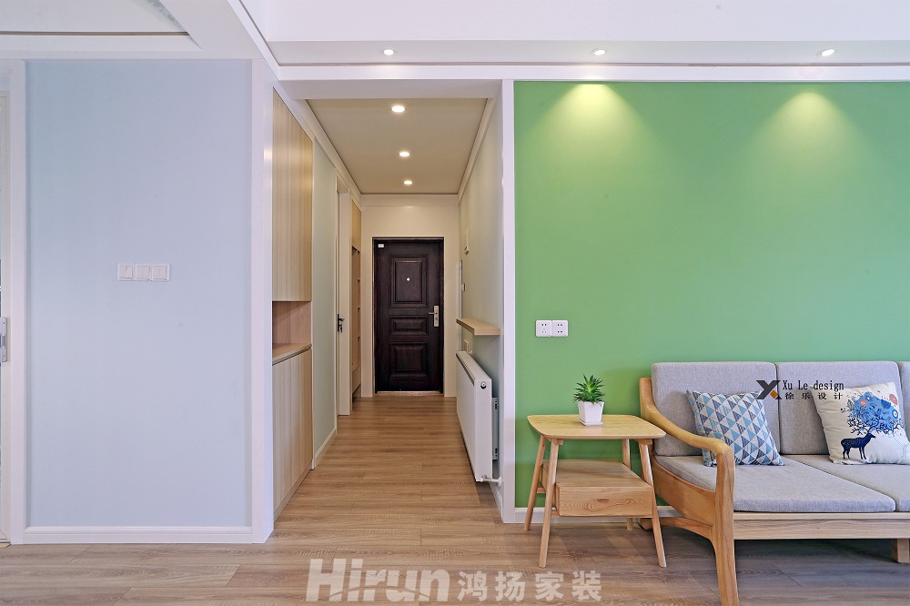 漢口城市廣場(chǎng)115㎡北歐之光三居室 裝修案例效果圖-LJX_2869